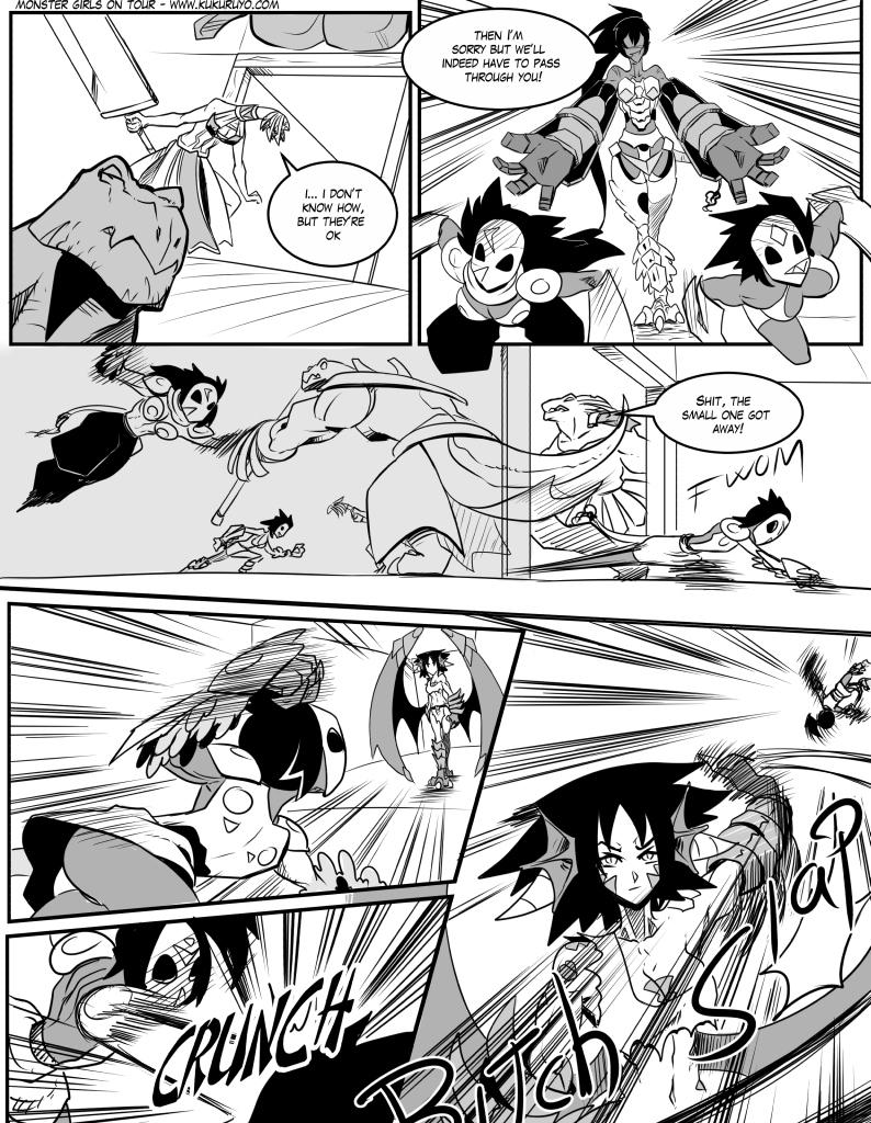 Monster girls on tour - Episode 312, Page 1: Page 312